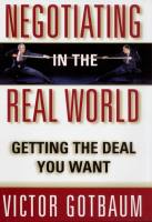 Negotiating in the Real World