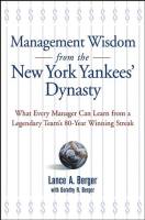 Management Wisdom from the New York Yankees' Dynasty