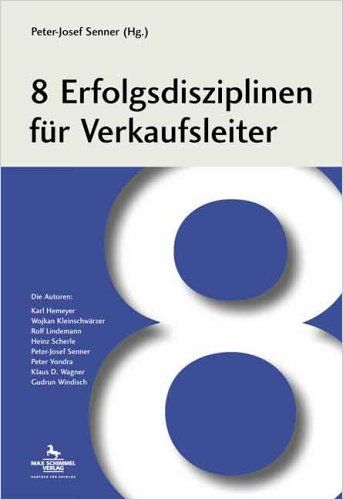 8 Erfolgsdisziplinen für Verkaufsleiter cover