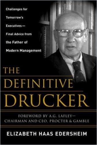 Image of: The Definitive Drucker