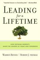 Leading for a Lifetime