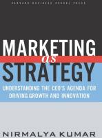 Marketing as Strategy