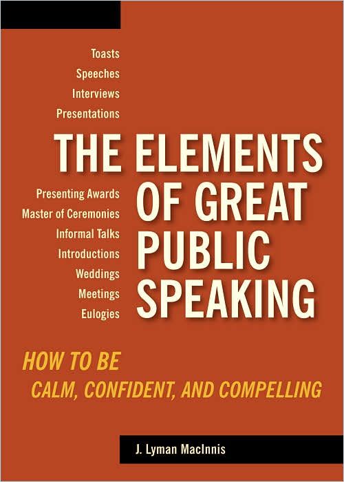 Image of: The Elements of Great Public Speaking