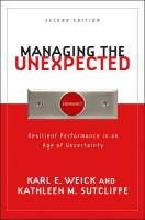 Managing the Unexpected