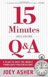 15 Minutes Including Q&A