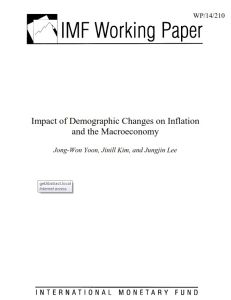 Impact of Demographic Changes on Inflation and the Macroeconomy