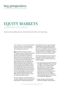 Equity Markets