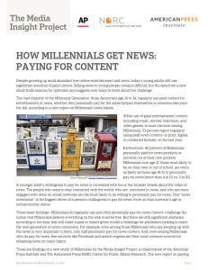 How Millennials Get News