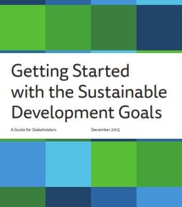 Getting Started  with the Sustainable Development Goals