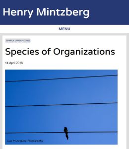 Species of Organizations