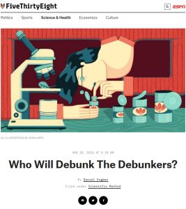Who Will Debunk The Debunkers?