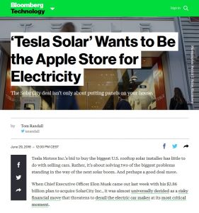 ‘Tesla Solar’ Wants to Be the Apple Store for Electricity