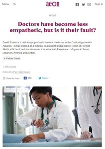 Doctors Have Become Less Empathetic, but Is It Their Fault?