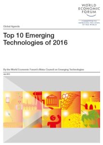 Top 10 Emerging Technologies of 2016