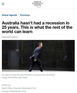 Australia Hasn’t Had a Recession in 25 Years