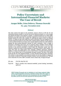 Policy Uncertainty and International Financial Markets