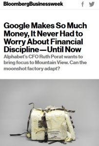 Google Makes So Much Money, It Never Had to Worry About Financial Discipline – Until Now