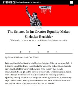 The Science Is In: Greater Equality Makes Societies Healthier