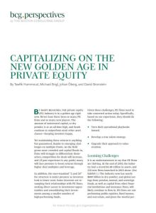 Capitalizing on the New Golden Age in Private Equity