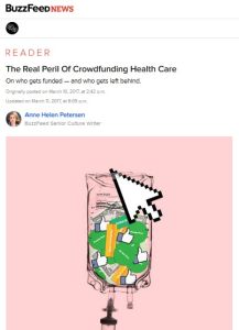 The Real Peril Of Crowdfunding Health Care