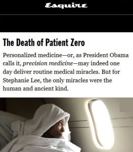 The Death of Patient Zero
