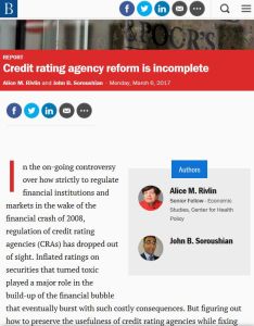 Credit rating agency reform is incomplete