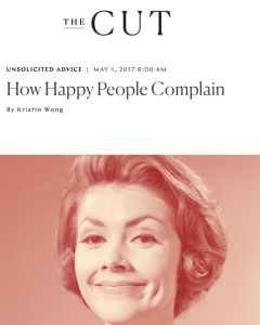 How Happy People Complain