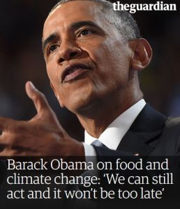 Barack Obama on Food and Climate Change