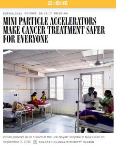 Mini Particle Accelerators Make Cancer Treatment Safer for Everyone
