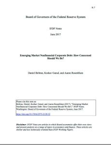 Emerging Market Nonfinancial Corporate Debt