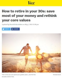 How to Retire in Your 30s
