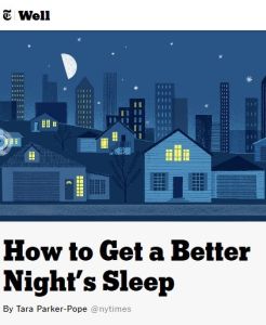 How to Get a Better Night’s Sleep