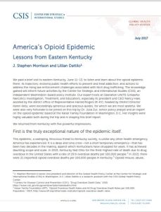 America’s Opioid Epidemic