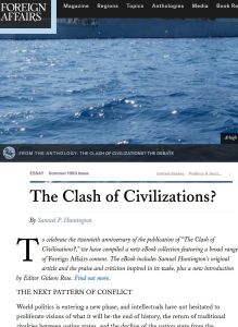 Clash of Civilizations?
