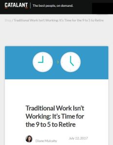Traditional Work Isn’t Working