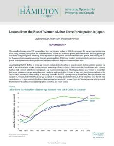 Lessons from the Rise of Women’s Labor Force Participation in Japan