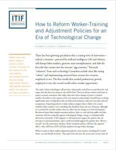 How to Reform Worker-Training and Adjustment Policies for an Era of Technological Change