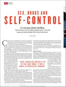 Sex, Drugs and Self-Control