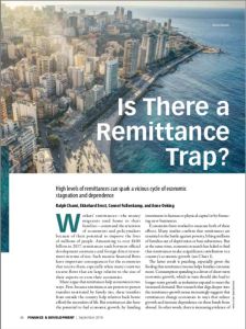 Is There a Remittance Trap?
