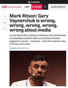 Gary Vaynerchuk Is Wrong, Wrong, Wrong, Wrong, Wrong About Media