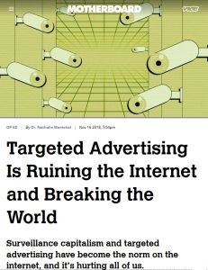 Targeted Advertising Is Ruining the Internet and Breaking the World