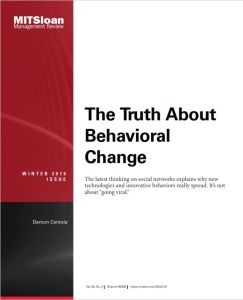 The Truth About Behavioral Change