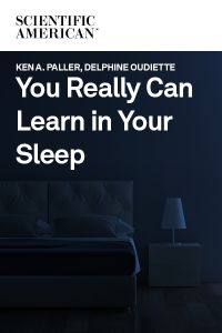 You Really Can Learn in Your Sleep