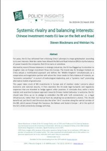 Systemic Rivalry and Balancing Interests