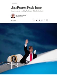 China Deserves Donald Trump