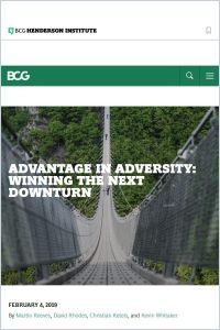 Advantage in Adversity summary