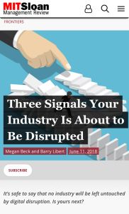 Three Signals Your Industry Is About to Be Disrupted