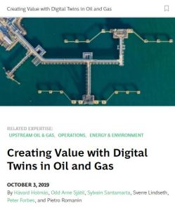 Creating Value with Digital Twins in Oil and Gas