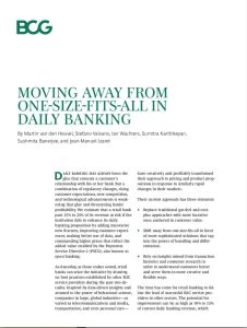 Moving Away from One-Size-Fits-All in Daily Banking