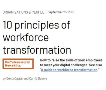 10 Principles of Workforce Transformation